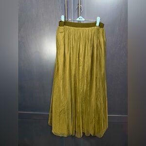 Olive Green Maxi Skirt